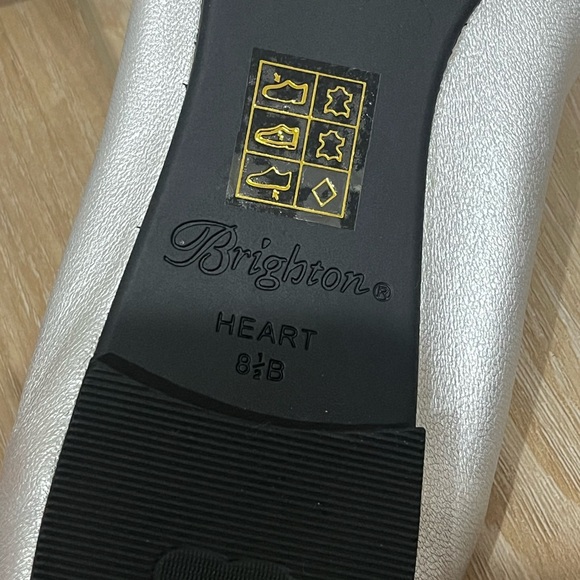 Brighton Silver Flats with Heart Accent - Picture 7 of 8